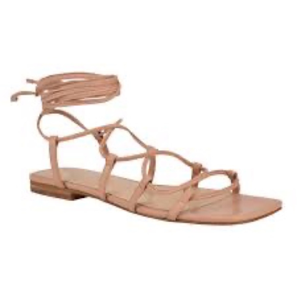 Marc Fisher Nude MAHALIA STRAPPY SANDAL SZ 7